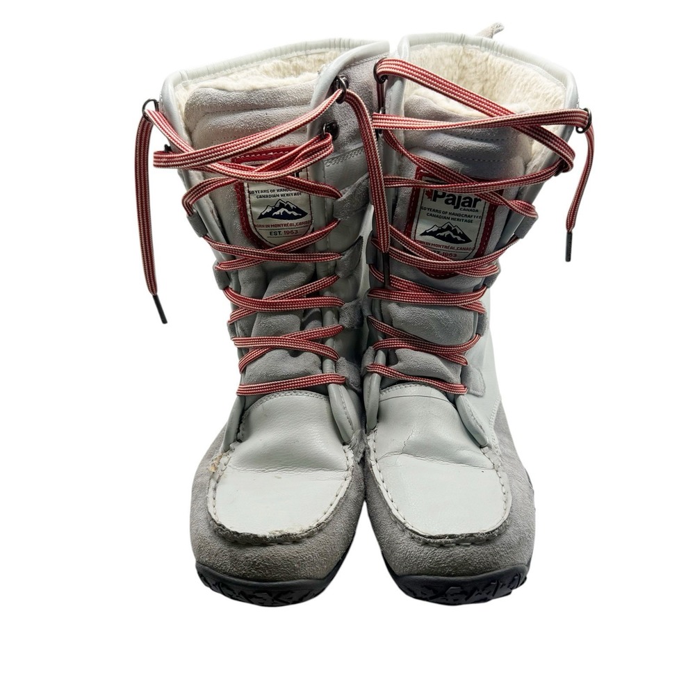 Pajar Gaetana White Snow Boot Women's Size 9-9.5 - Picture 2 of 9